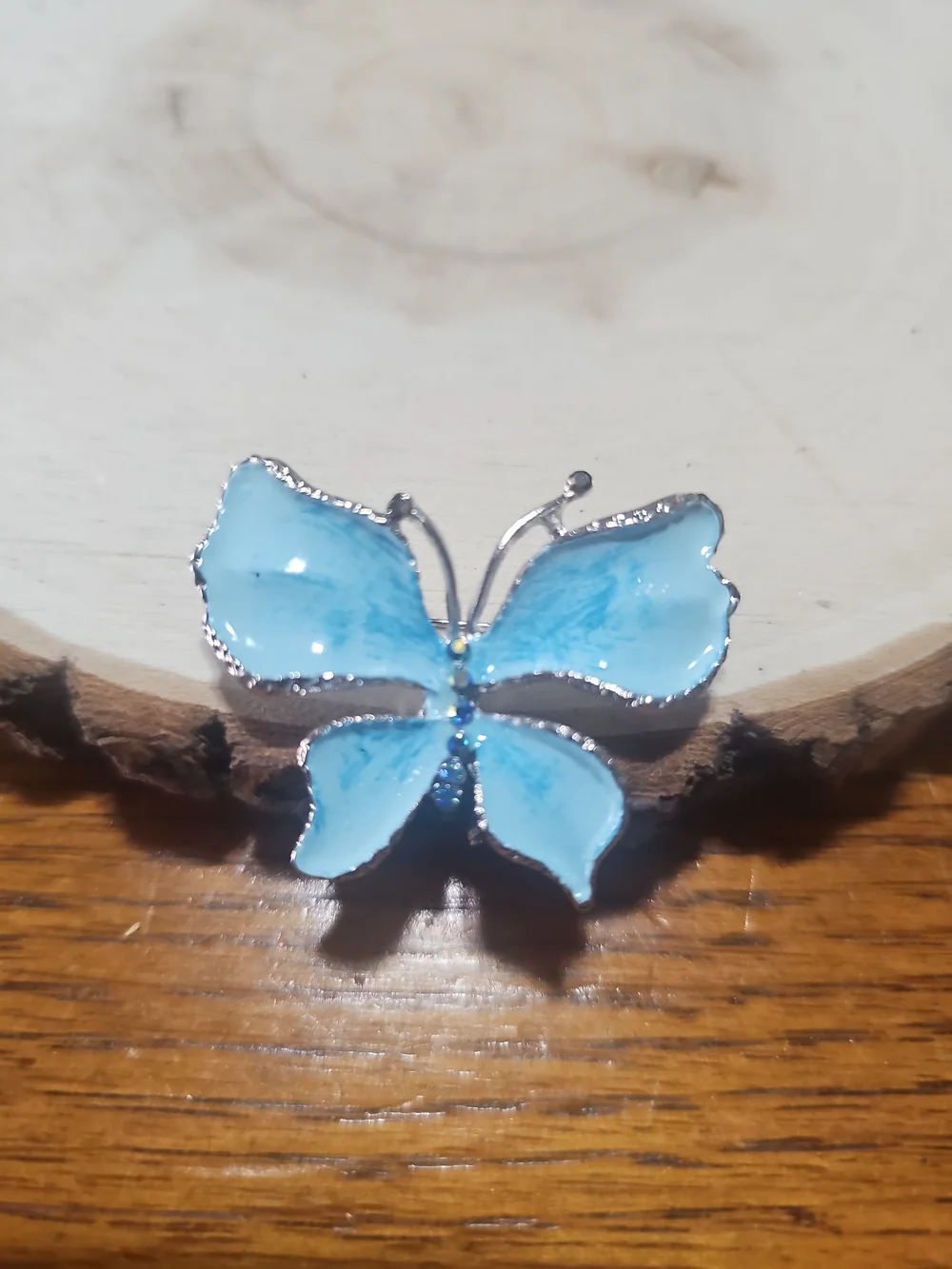 Blue Butterfly Pin Brooch - Women Jewelry